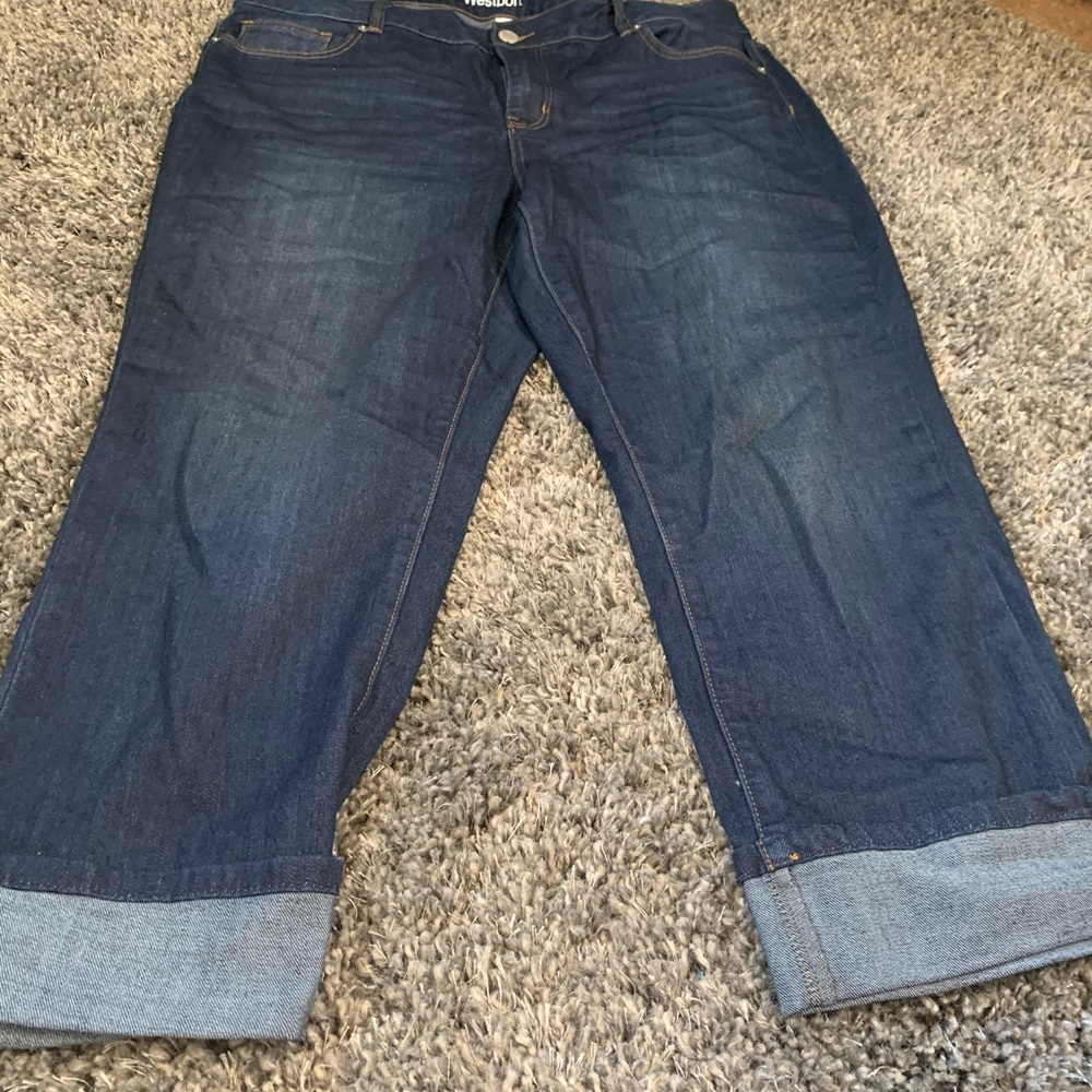 Cropped denim